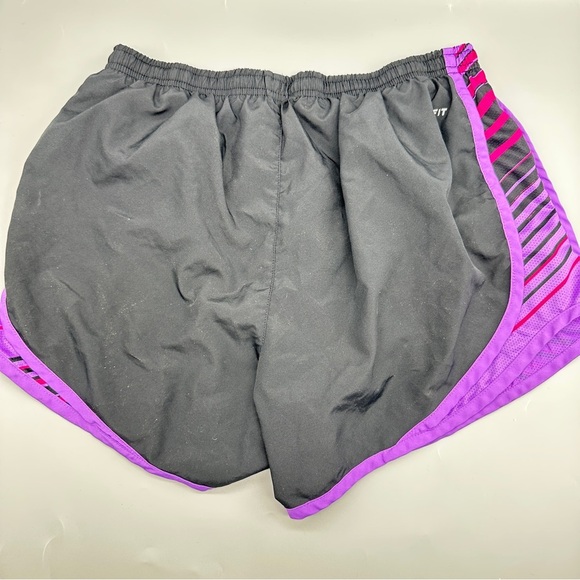 Nike Dri-FIT Women’s Running Shorts – Size M – Black & Purple Trim - Picture 2 of 4